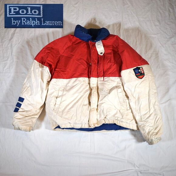 Polo by Ralph Lauren Other - Polo Ralph Lauren Suicide Ski Down Puffer Jacket Vintage Rare Grail Medium